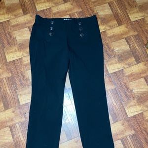 High waist skinny leg pants